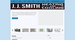 Desktop Screenshot of jjsmithheating.com