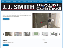 Tablet Screenshot of jjsmithheating.com